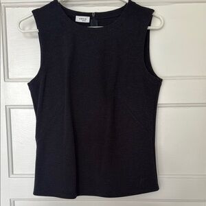 Akris Punto Black Fitted Sleeveless Tank